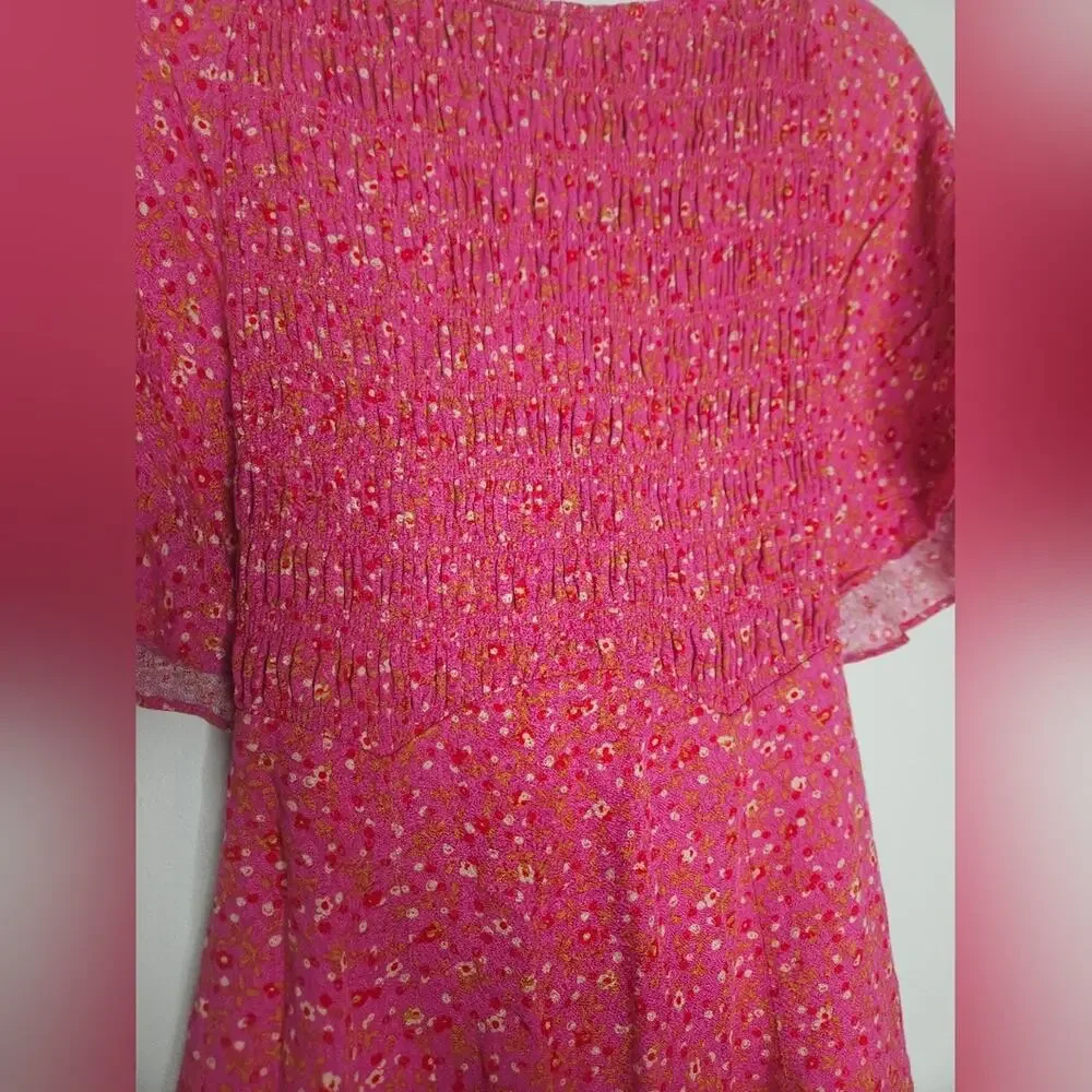 Free People Pink Florence Mini Dress - Picture 3 of 6